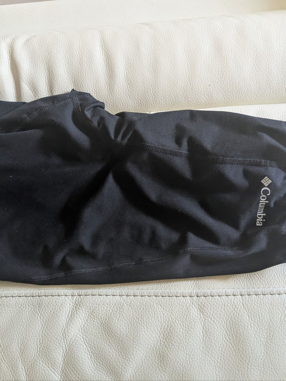 Columbia Black Performance Leggings with Logo